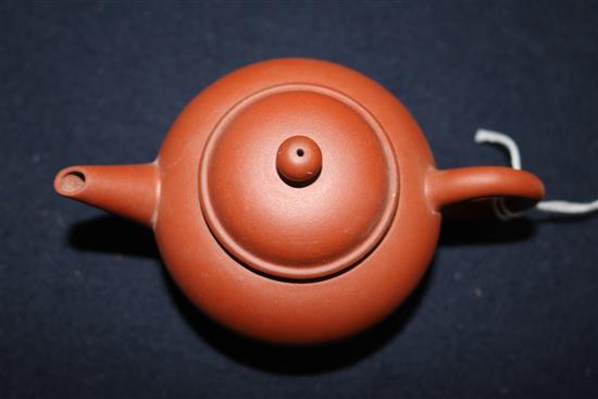 Two 20th century Yixing pottery teapots